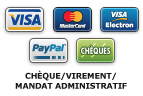 4 modes de paiement s�curis�s : CHEQUE/VIREMENT/MANDAT ADMINISTRATIF