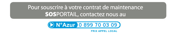 Pour souscrire � votre contrat sos portail, contactez nous au 0810 004 121