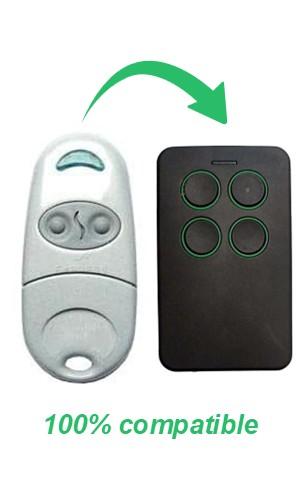 thumbnail image 2 of Came TOP432EE 2-Button Gate Remote Key Fob – 433MHz, Black, Made In Italy, 6-Month Warranty 2 of 3