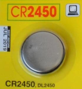 Bateria CR2450 LITHIUM 3V-600MAH